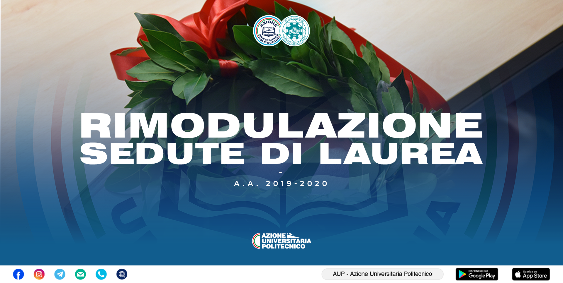 RIMODULAZIONE SEDUTE DI LAUREA A.A. 2019/20