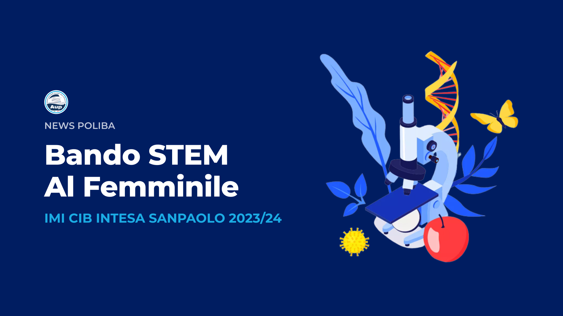 Bando STEM al Femminile Finanziata da IMI CIB Intesa Sanpaolo 2023/24